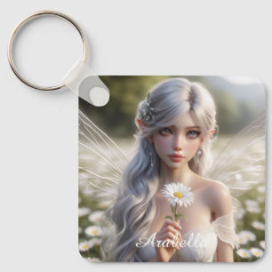 Prachtige aprilfee in Daisies Sleutelhanger
