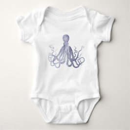 Prachtige aquarel octopus minimalistisch romper