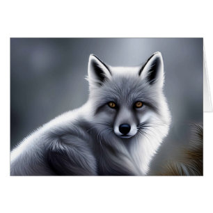 Prachtige Arctic Fox Blank Binnen