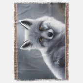 Prachtige Arctic Fox Deken (Voorkant Verticaal)