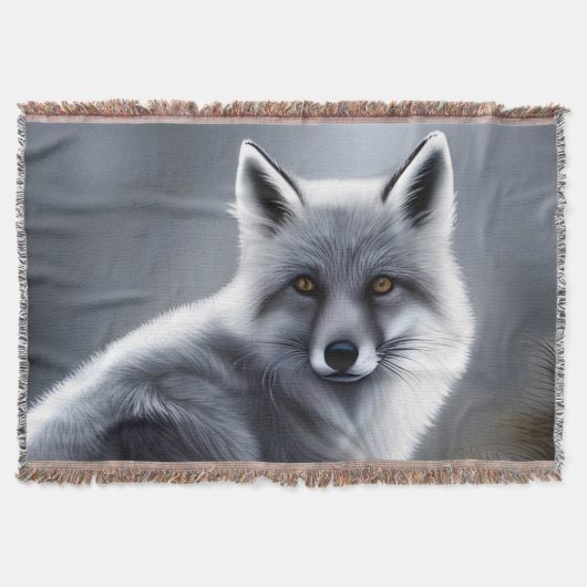 Prachtige Arctic Fox Deken (Voorkant)