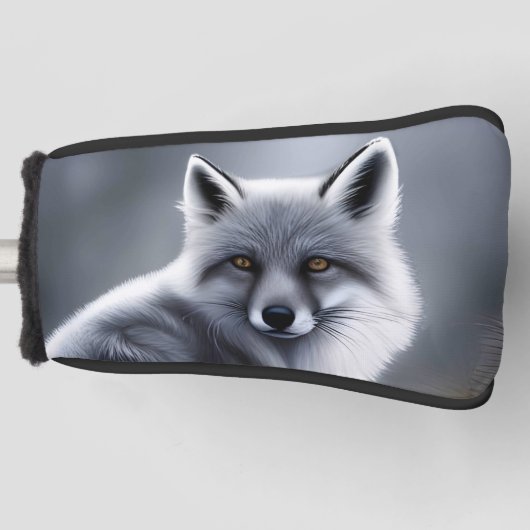 Prachtige Arctic Fox Golfheadcover (Voorkant)