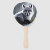 Prachtige Arctic Fox Handwaaier (Achterkant)