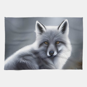 Prachtige Arctic Fox Theedoek