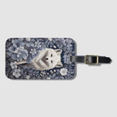 Prachtige Arctic Fox William Morris geïnspireerd Bagagelabel (Voorkant (horizontaal))