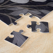 Prachtige Arctic Fox William Morris geïnspireerd Legpuzzel (Zijkant)