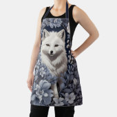 Prachtige Arctic Fox William Morris geïnspireerd Schort (Insitu)