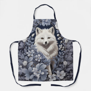 Prachtige Arctic Fox William Morris geïnspireerd Schort