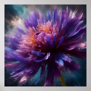 Prachtige Aster Blossom Poster