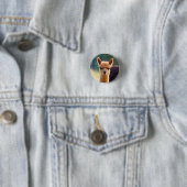 Prachtige Baby Alpaca-Buttonnen Ronde Button 3,2 Cm (In situ)