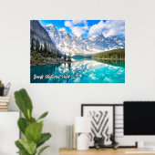 Prachtige Banff National Park, Alberta, Canada Poster (Thuiskantoor)