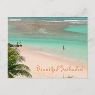 PRACHTIGE BARBADOS"/PRACHTIGE STRAND & AQUA WATER BRIEFKAART