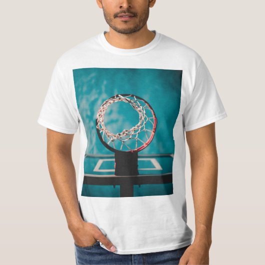Prachtige Basketball Artwork T-shirt (Voorkant)