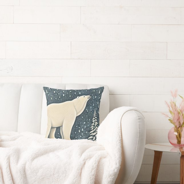 Prachtige Beer van kunstpolen Kussen (Bank)