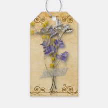 prachtige beige bloemen met naam