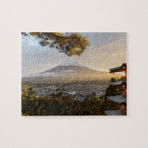 Prachtige berg Fuji   prefectuur Shizuoka, Japan Legpuzzel