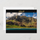 Prachtige bergen in Hawaii Briefkaart (Voorkant / Achterkant)