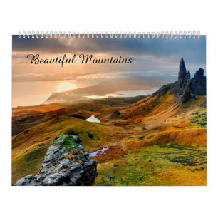 Prachtige bergkalender kalender