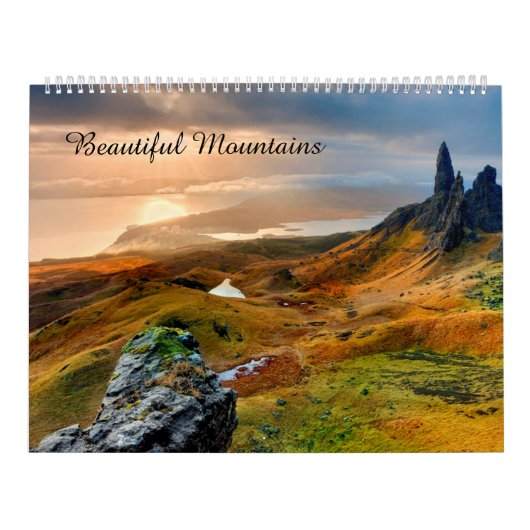 Prachtige bergkalender kalender (Hoes)