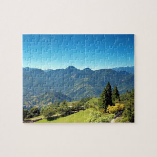 Prachtige bergplaats in Taiwan Legpuzzel