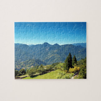 Prachtige bergplaats in Taiwan Legpuzzel