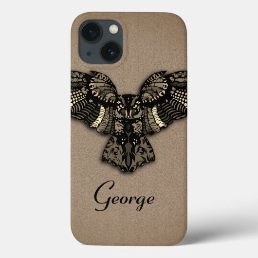 Prachtige bijtende oowl Case-Mate iPhone case (Achterkant)
