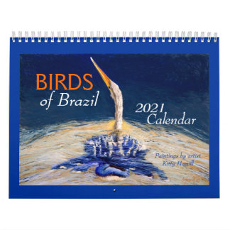 Prachtige "BIRDS of Brazilië" kalender 2021