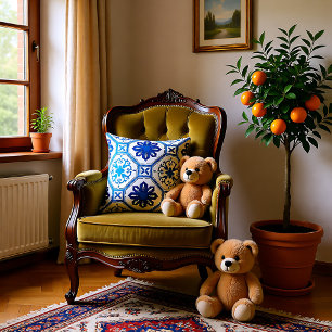 💙 prachtige blauwe Azulejos, Kussen