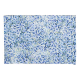 Prachtige blauwe hortensia's - bloemenpatroon kussensloop