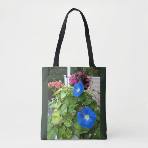 Prachtige Blauwe Morgenwinde Draagtas