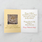 Prachtige bloeiende rozen, Valentijnskaart Kaart (Binnen)