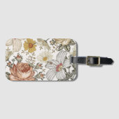Prachtige bloemen bagagelabel (Voorkant (horizontaal))
