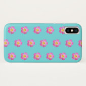 Prachtige bloemen met gouden centrum Case-Mate iPhone case (Achterkant (horizontaal))