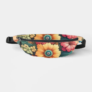 Prachtige bloemenboeket heuptasje
