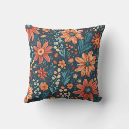 Prachtige bloemeninspiratie kussen