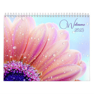 Prachtige bloemenkalender kalender