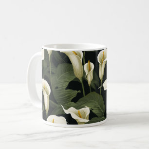 Prachtige bloemenschoonheid, Calla Lily Floral des Koffiemok