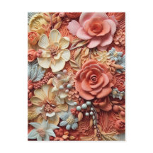 Prachtige bloemige Victoriaans elegante  bloemen