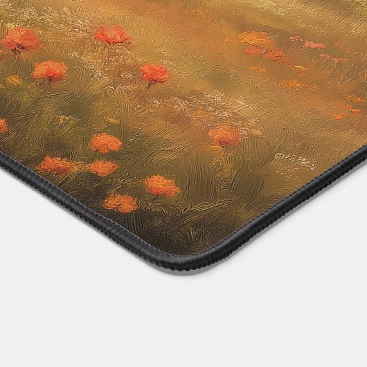 Prachtige bloemrijke weide bureaumat (Hoek)