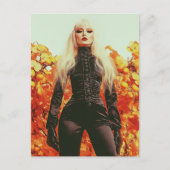 Prachtige blonde vrouw briefkaart (Voorkant)