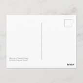 Prachtige Blue Jay in Maple Quebec Canada Briefkaart (Achterkant)