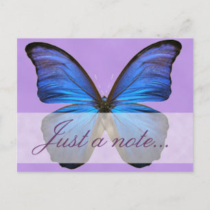 Prachtige Blue Morpho Butterfly Briefkaart