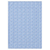 Prachtige Blue White Floral Paisley Art Pattern Tafelkleed (Voorkant)