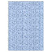 Prachtige Blue White Floral Paisley Art Pattern Tafelkleed (Voorkant)