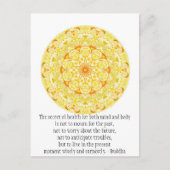 Prachtige boeddhistische prijsopgave met Vibrant M Briefkaart (Voorkant)