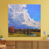 Prachtige Boerderij Scene Canvas Afdruk (Insitu (Woonkamer))