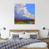 Prachtige Boerderij Scene Canvas Afdruk (Insitu (Slaapkamer))