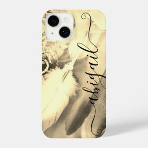 Prachtige Boho Bohemian Style Dreamcatcher veren iPhone 14 Hoesje