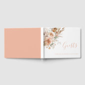 Prachtige Boho Floral bruiloft Gastenboek (Volledig)