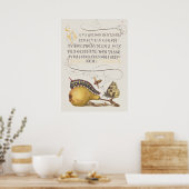 Prachtige  Botanische illustratie Poster (Keuken)